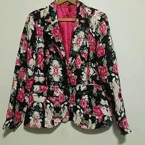Floral blazer