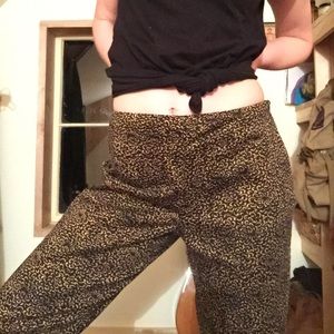 Vintage high waisted wide leg pants