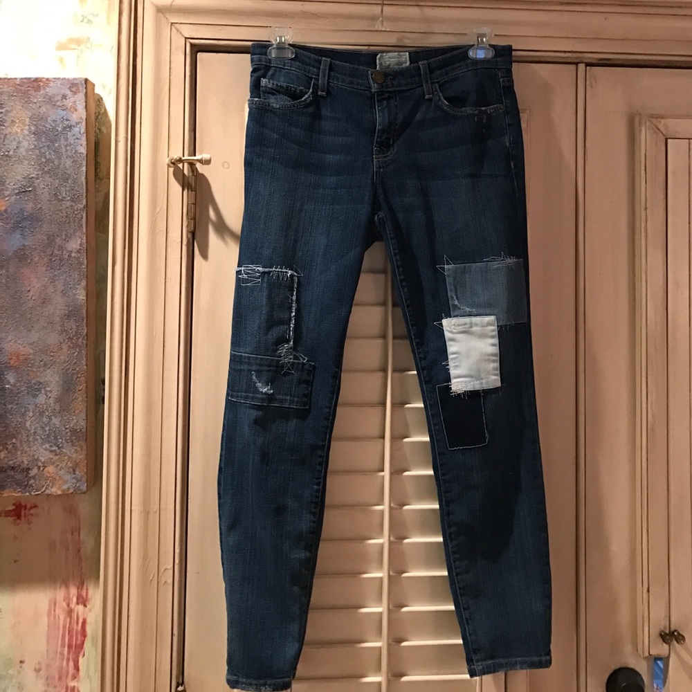 Current Elliott Patchwork Jeans - image 1