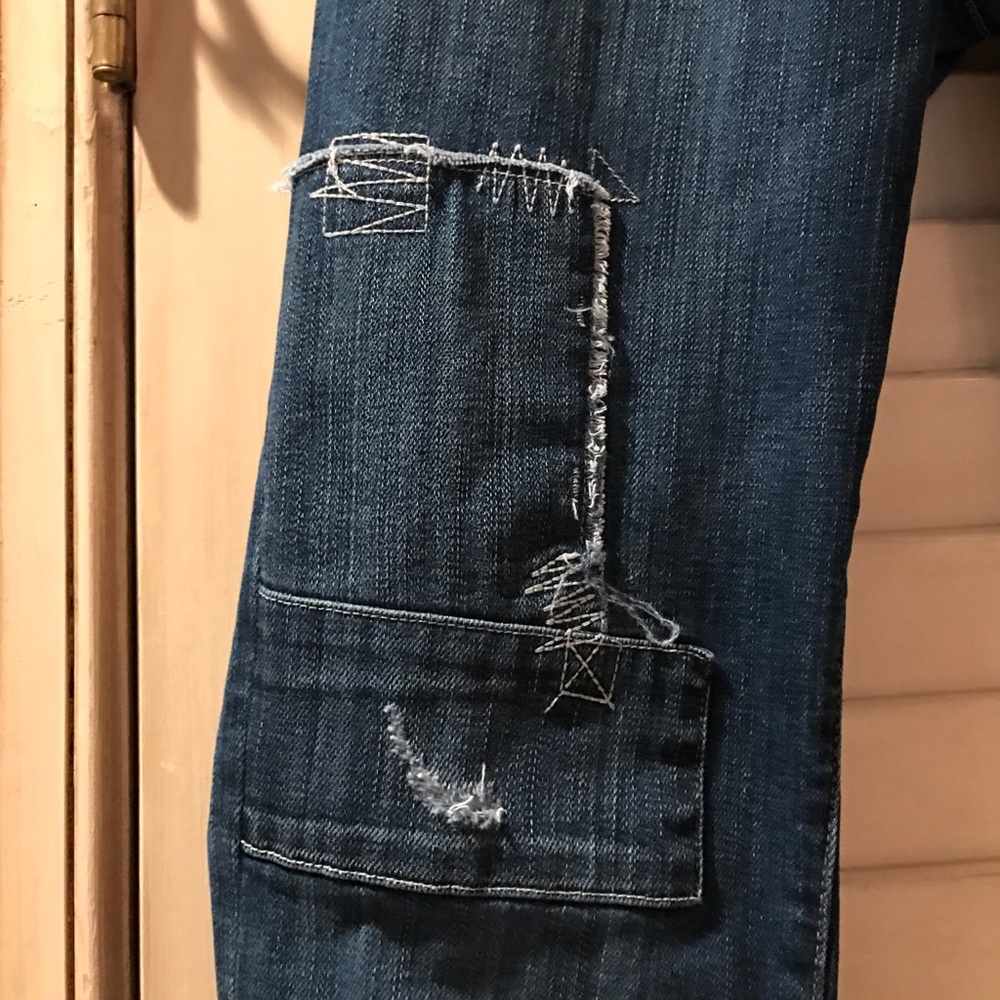 Current Elliott Patchwork Jeans - image 3