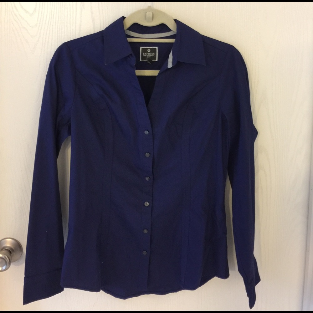 Express navy dress shirt!