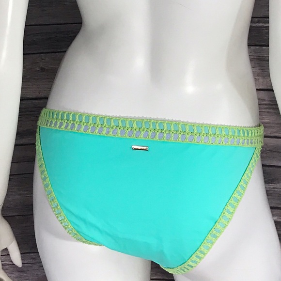 VS Swim Bikini Crochet Trim Cheeky Triangle Top - Picture 4 of 5