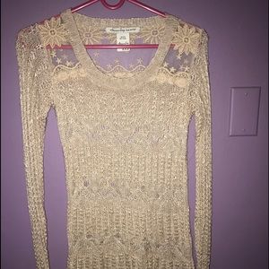 Lace sweater