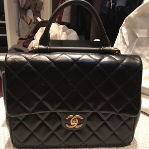 Chanel Metiers de art flap bag with handle