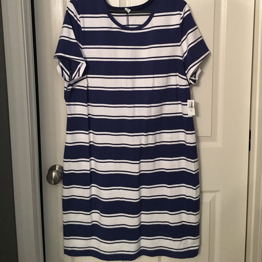XXL BNWT Navy/White Old Navy dress