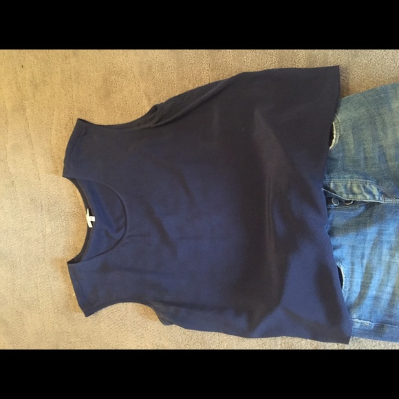 Joie Tops - Joie Navy Blue blouse