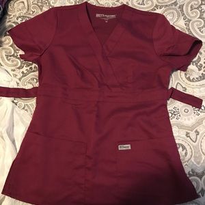 Grey's Anatomy scrub top.