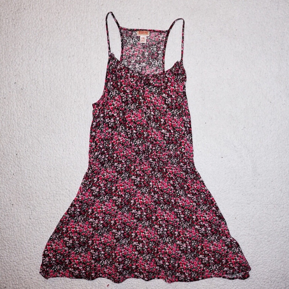 Floral Ruffle Top Dress