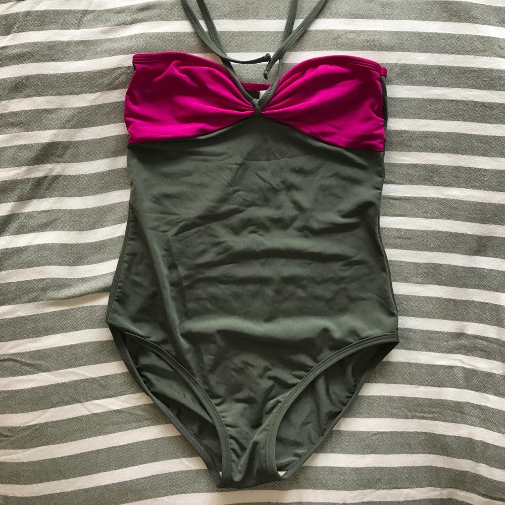 America Apparel one piece swim suit