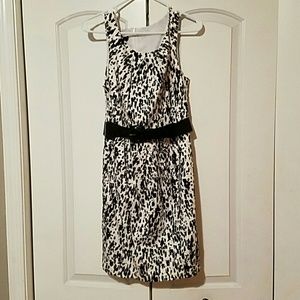 Black and White Cocktail Dress
