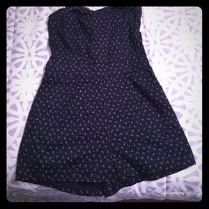 Size Small dark navy romper