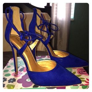 Dark blue heels