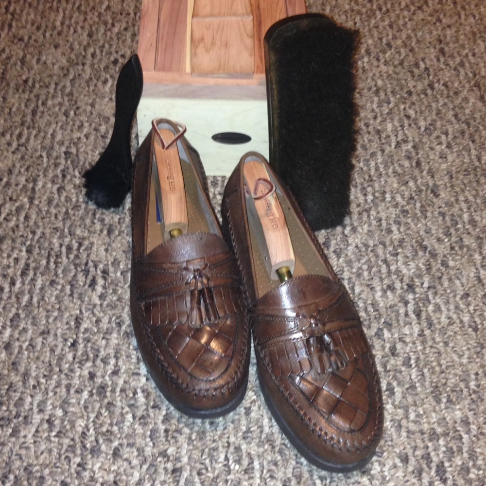 NWOT Giorgio Brutini Tassle Loafers 10.5M