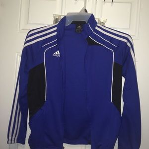 Blue Adidas Soccer Jacket
