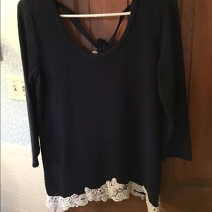 Charming Charlie quarter length sweater