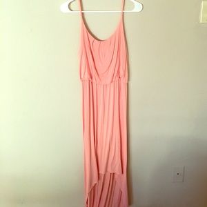 Pink High-Low dress