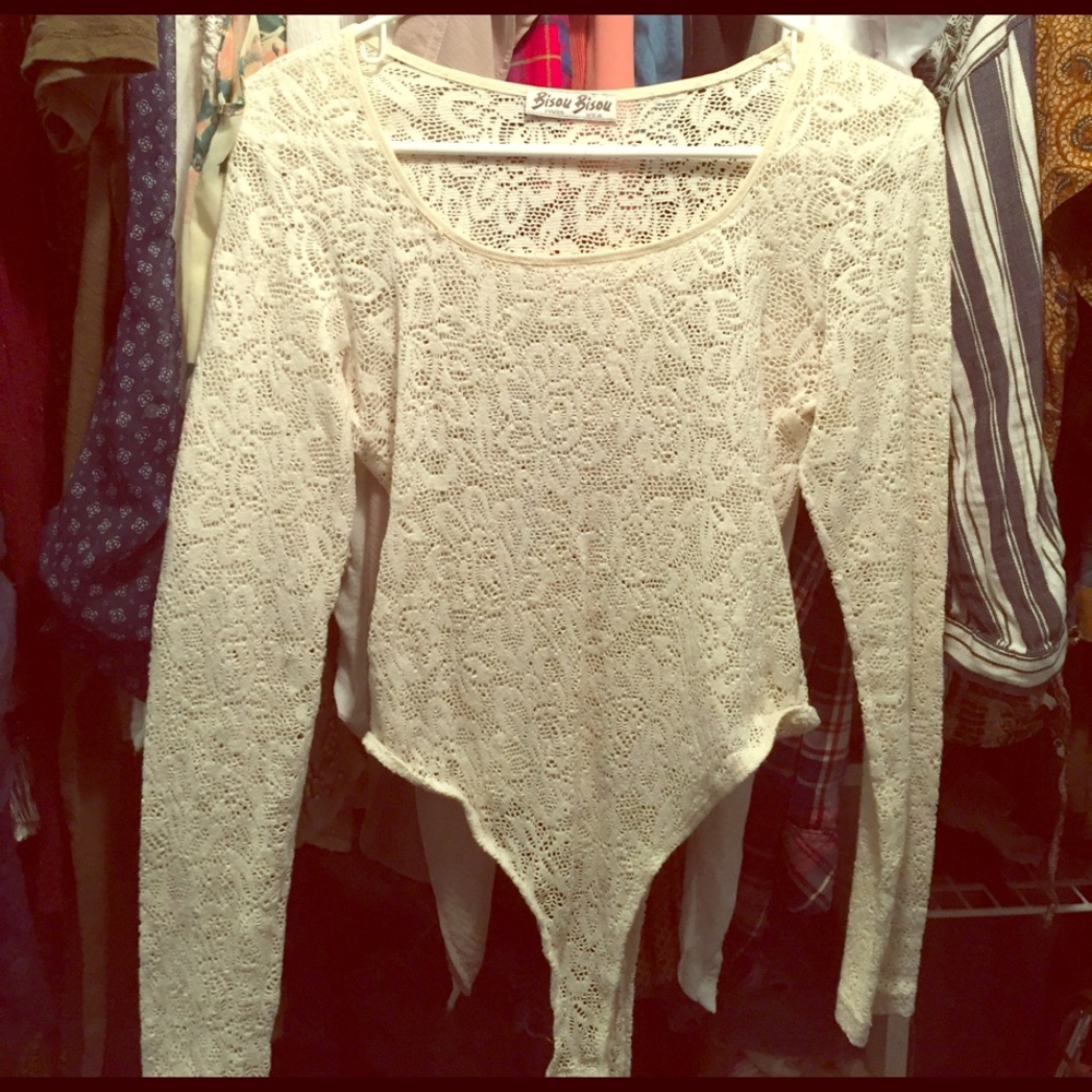 Vintage floral bodysuit