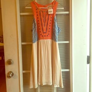 Flying Tomato Embroidered Dress