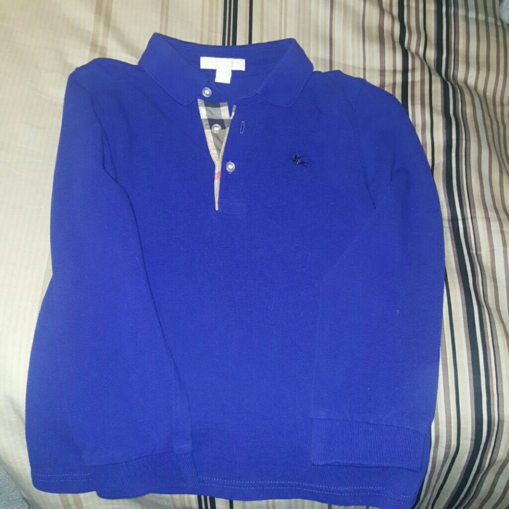 Kids long sleeve polo