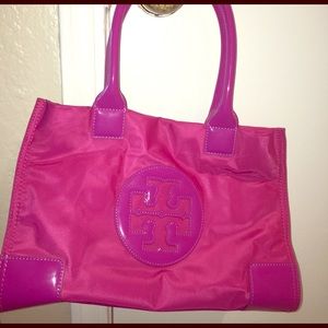 Pink Tory Butch Small Tote