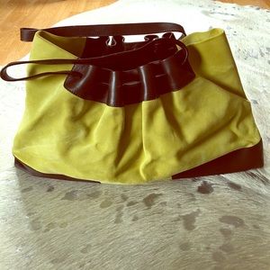 Vintage AUTHENTIC Green/Brown Burberry Bag