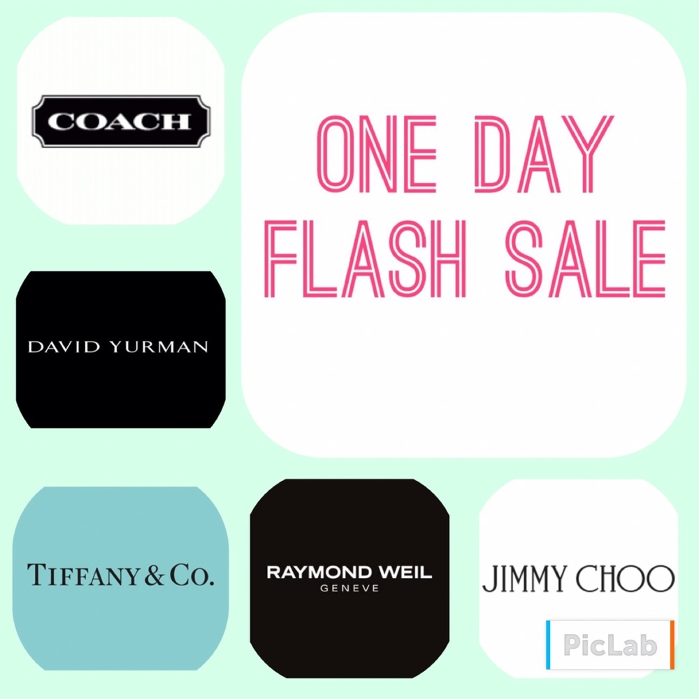 Coach, Tiffany, David Yurman, Jimmy Choo +  sale