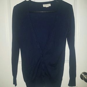 Dark blue cardigan