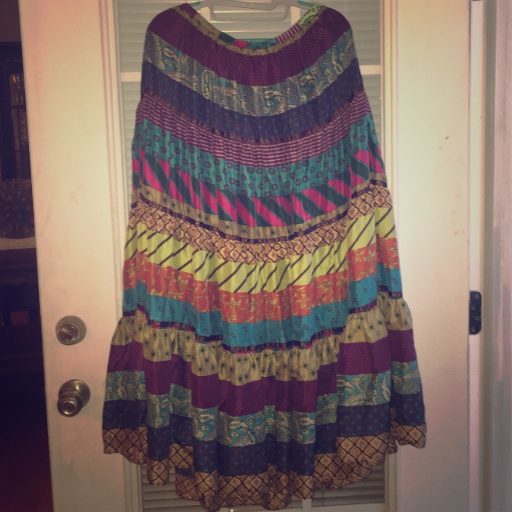 BCBG Multi print Skirt