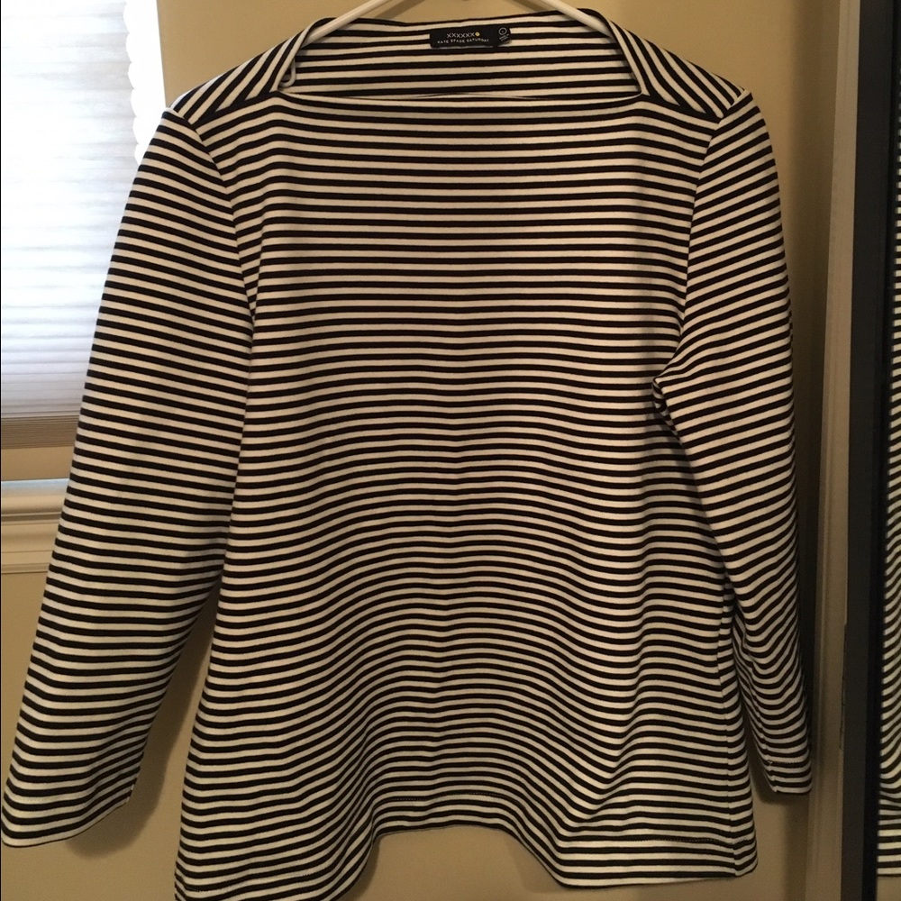 Kate Spade ♠️Saturday striped top. Size Large