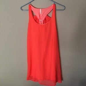 Neon shift dress