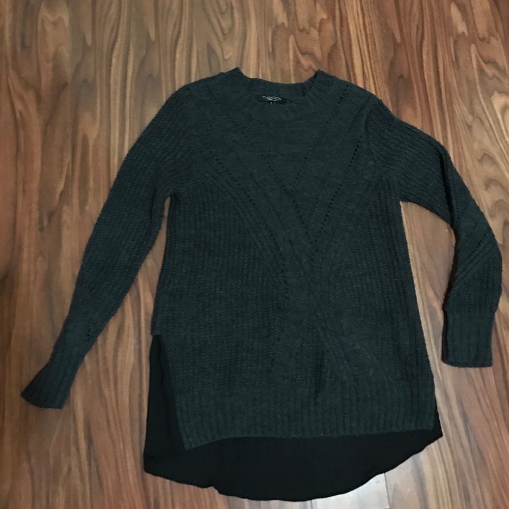⚡️3FOR$20⚡️Thakoon knit sweater chiffon