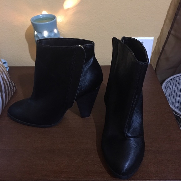 Black Ankle Booties - Picture 2 of 4
