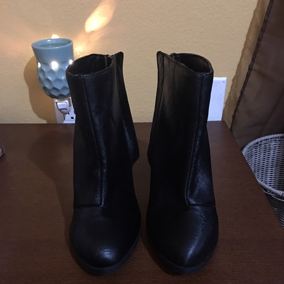 Black Ankle Booties - Picture 3 of 4