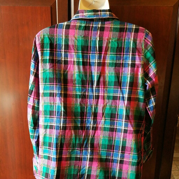 Pajama plaid top - Picture 3 of 3