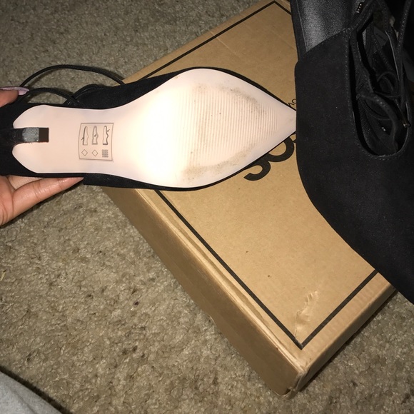 Asos Lace up pointed heels - Picture 2 of 2