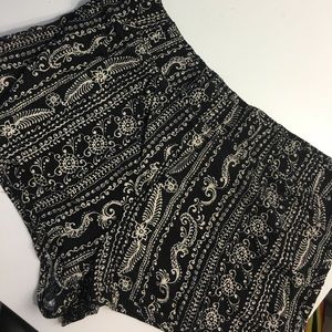 Paisley Print Loose Shorts