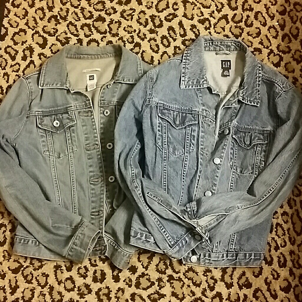 2 Gently used Gap denim jacket Size Medium