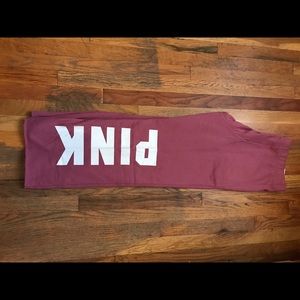 Vs Pink boyfriend pants L NWT