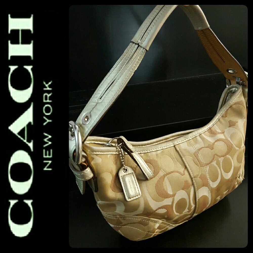 Coach Canvas Leather Purse - Picture 6 of 10