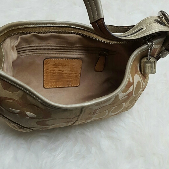 Coach Canvas Leather Purse - Picture 6 of 8