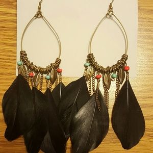 Feathered Earrings