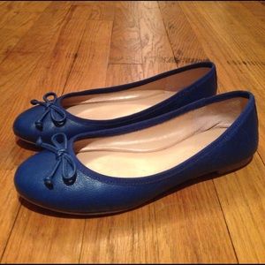 Banana Republic Cobalt Blue Flats Sz 5.5