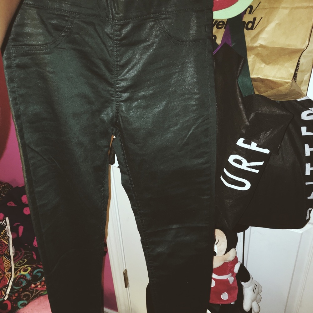 Waxed denim(green)