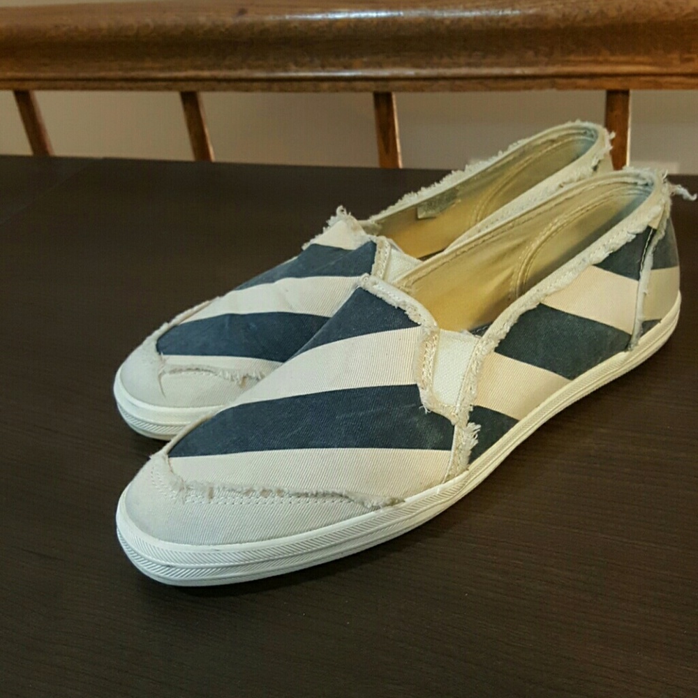 Keds Striped Slip-on's