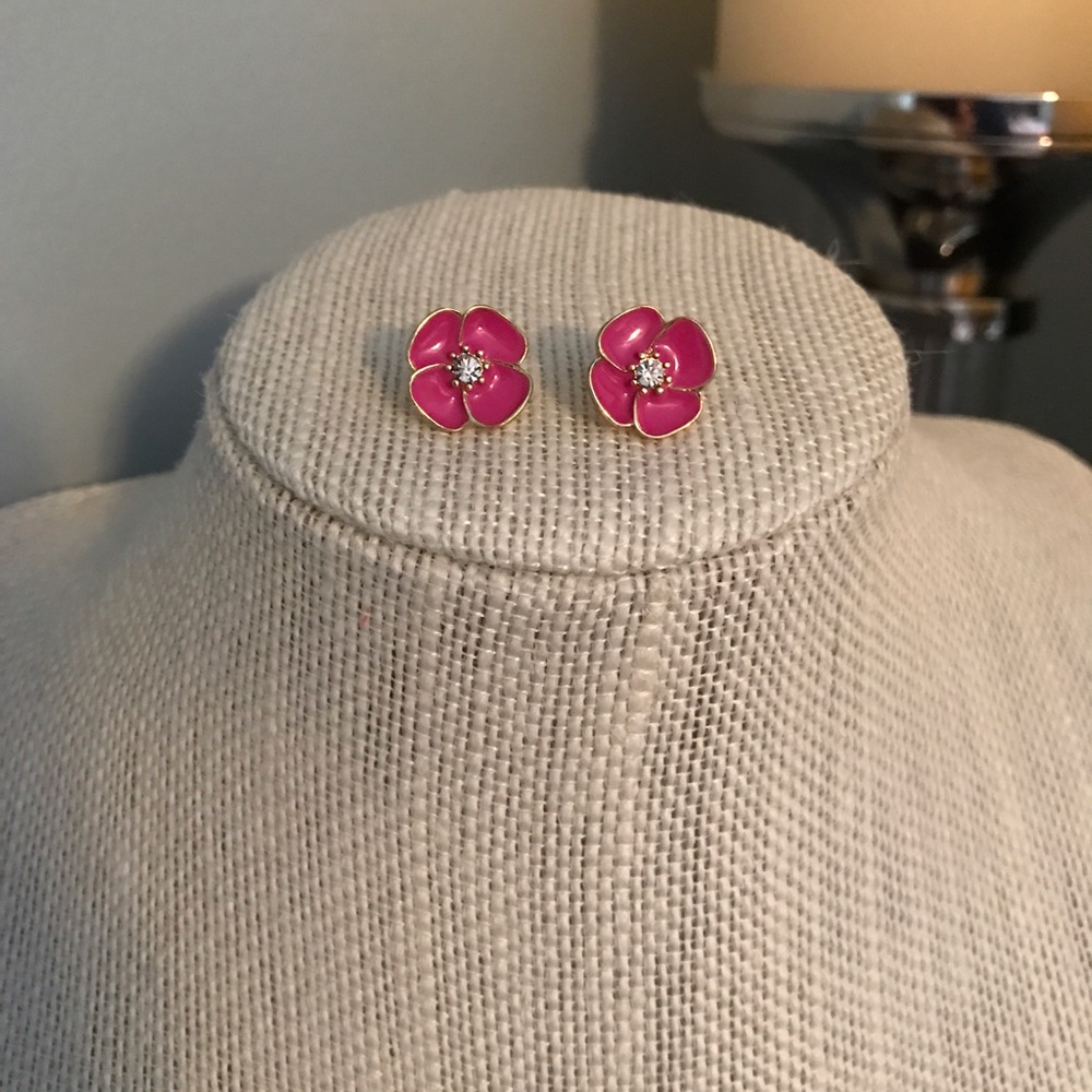 Kate Spade Flower patch stud earrings