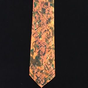 Original hand painted necktie