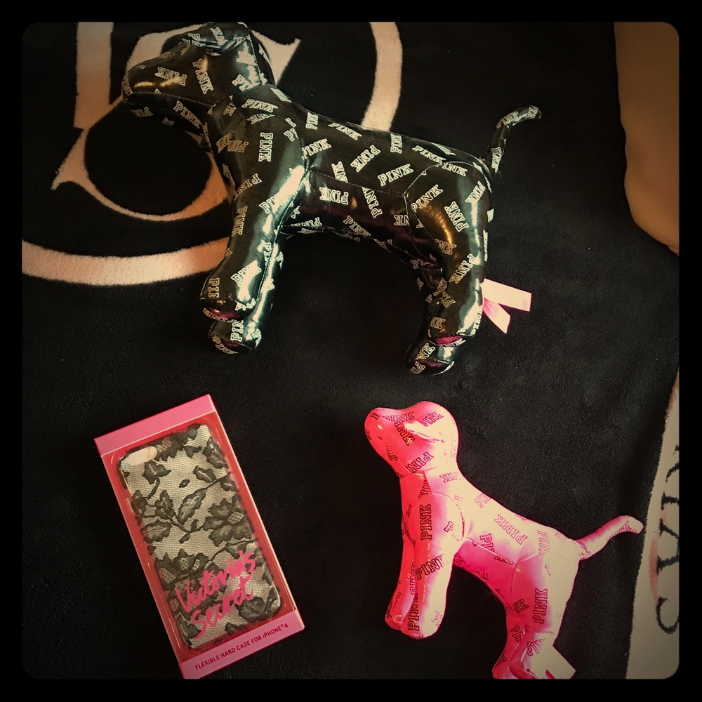 VS iPhone 6 phone case + PINK dogs 🐶💕