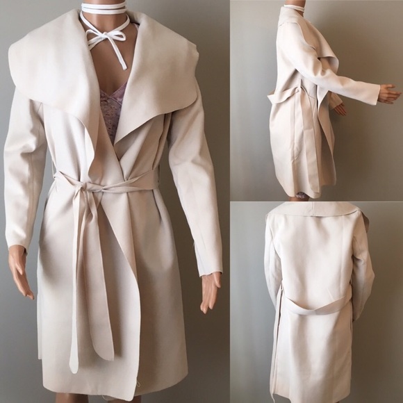 BOGO ALL BOUTIQUE Black long trench coat - Picture 4 of 4