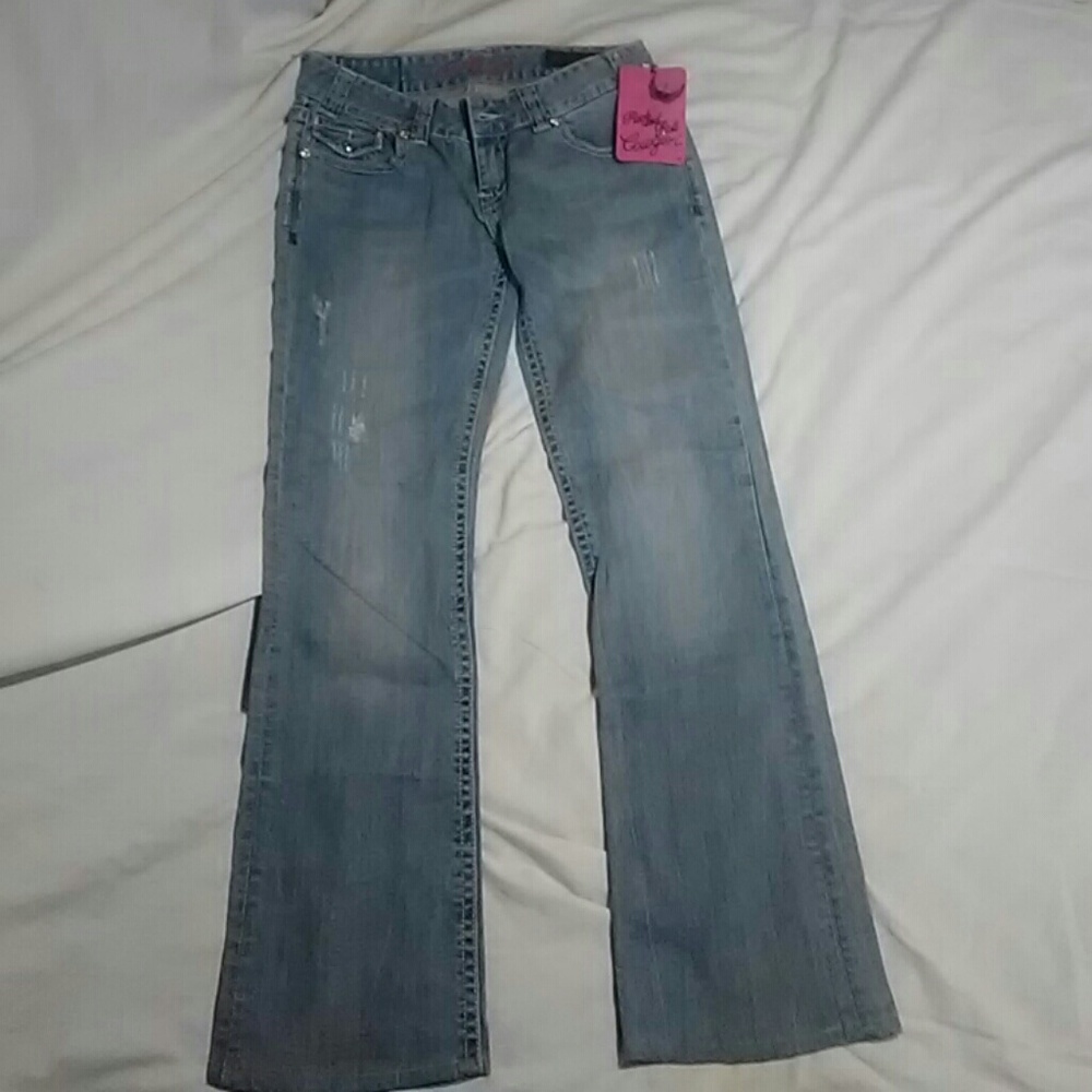 Ladies Rock and Roll Cowgirl denim jeans sz 29