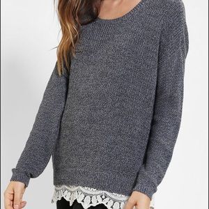 Gray comfy sweater
